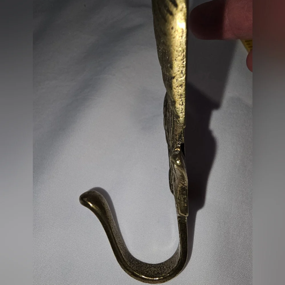 Vintage Brass Bird Wall Hook